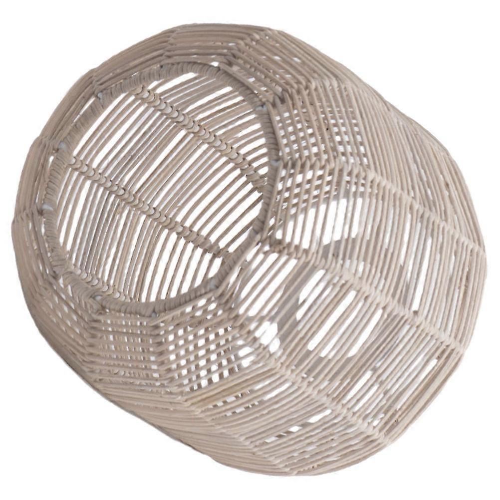 Lamp Shade for Pendant Lighting 2Pcs Coffee Rattan Woven Replacement