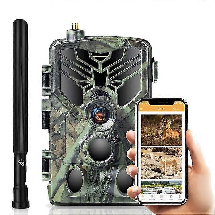 Battery-Powered Trail Camera 5000 Mah 4G 4K 30MP Android iOS App + 1 Battery + 256GB SD YONIS