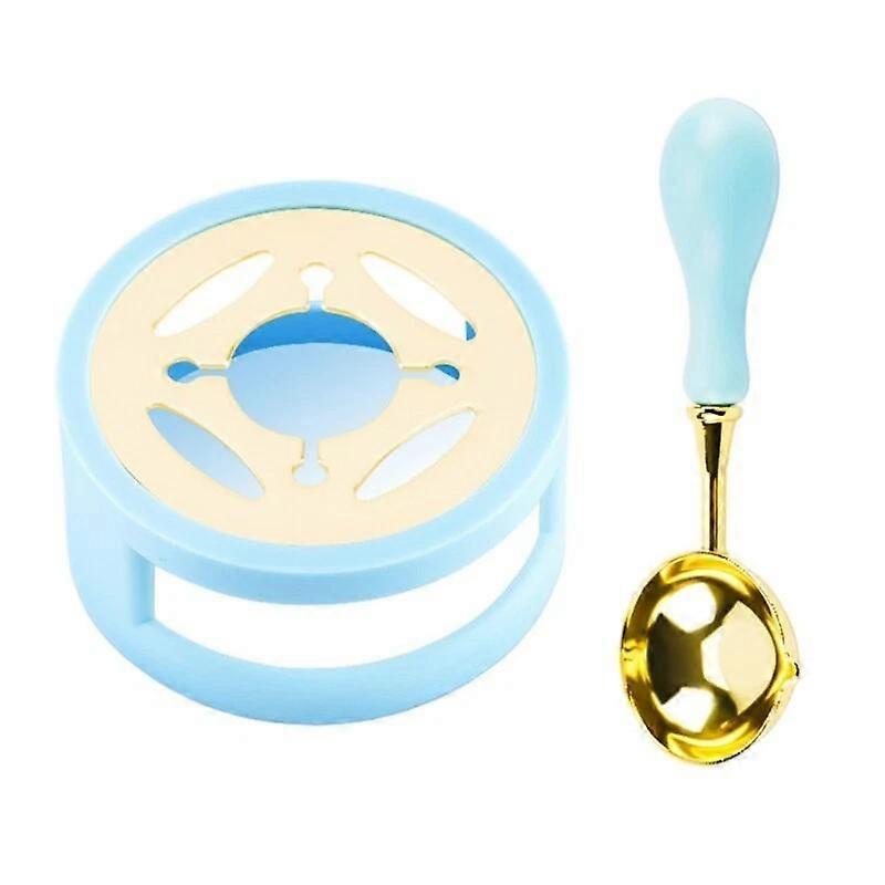 Sealing Wax Tool, Wax Seal Warmer with Melting Spoon for Melting Wax Beads, Wedding Invitations, Envelopes, DIY Crafts