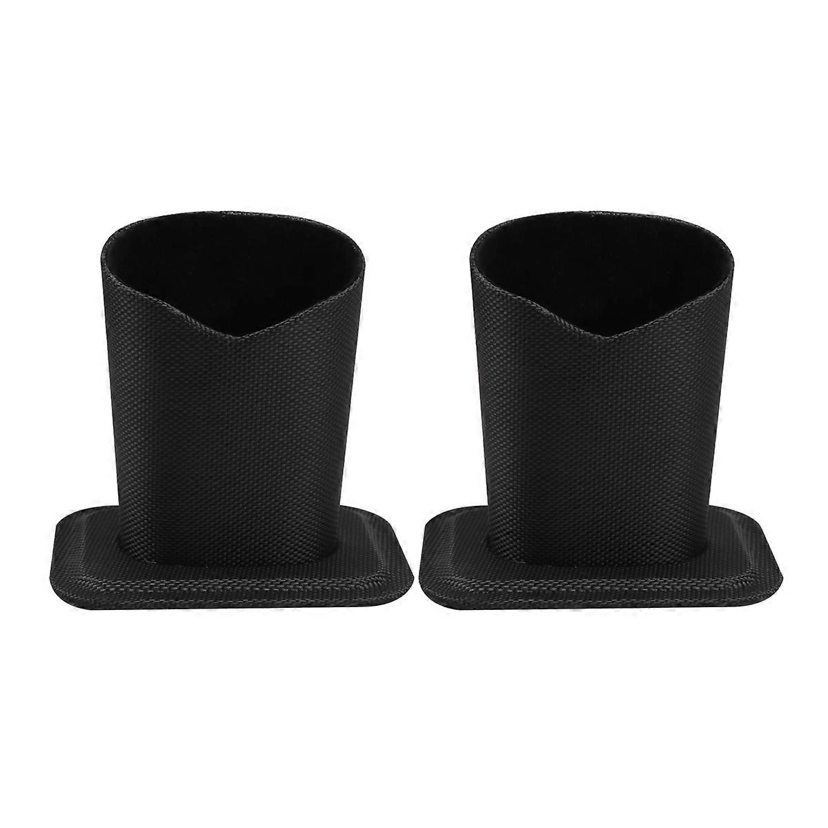 Simple Glasses Holder Black Solid Base for Eyeglass Storage 4Pcs