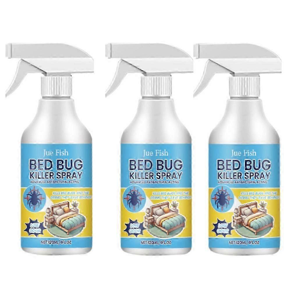 3pcs Bed Bug Spray Remover Bed Sheet Sofa BedBug Removal Prevent Fleas And Bed Bug Bites