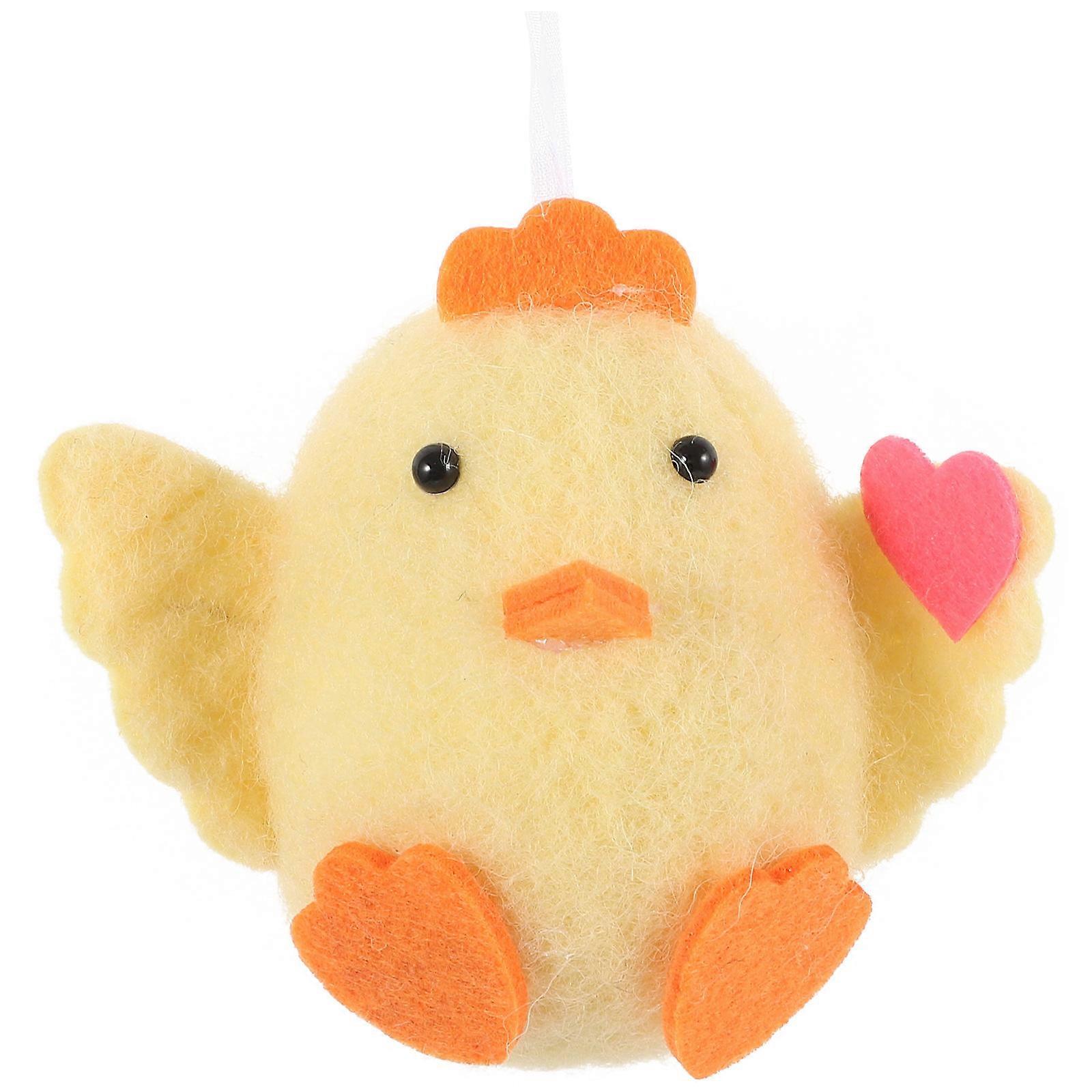 Easter Decorations Felt Hanging Ornaments for Festive Use 5Pcs