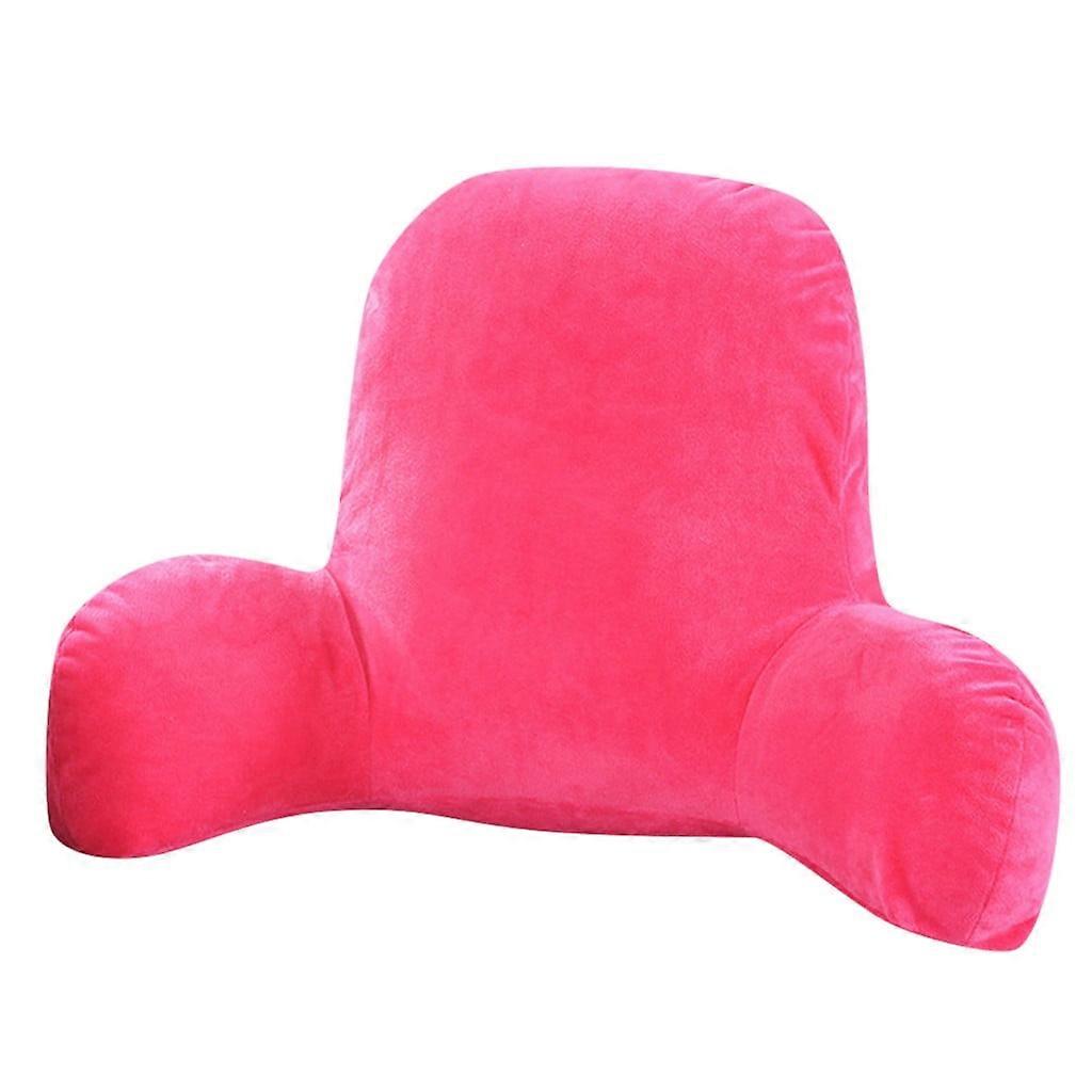 Dengmore Plush Big Backrest Reading Rest Pillow Lumbar Support Chair Cushion With Arms