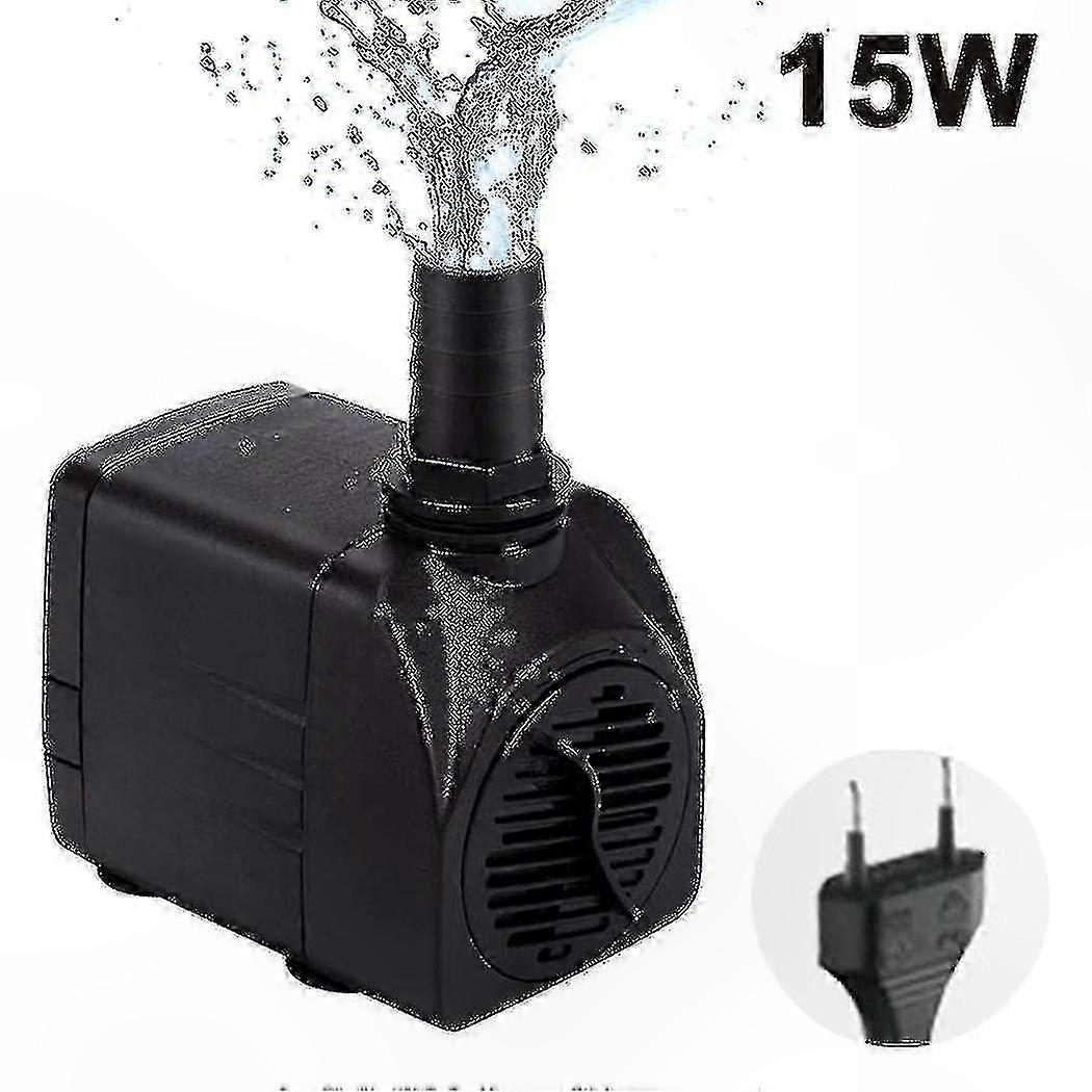 Quiet Submersible Water Pump with Fountain Feature and 5ft Cord for Ponds and Aquariums