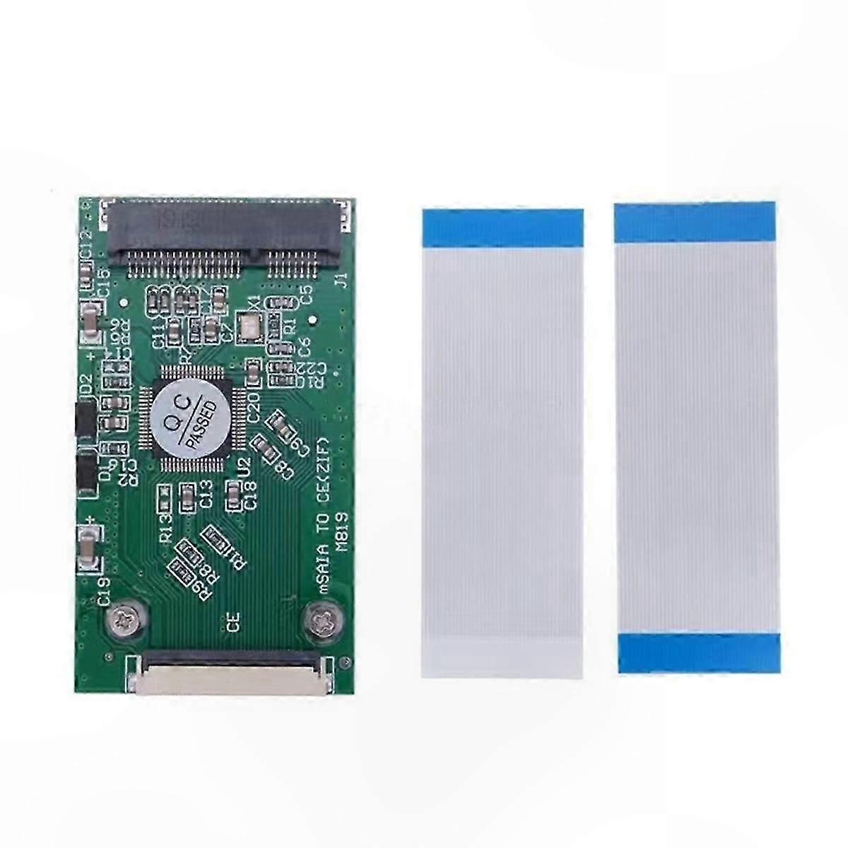 40-Pin 1.8 Inch ZIF Adapter for mSATA SSD, Mini PCI-E to IDE Converter Card for Data Transfer