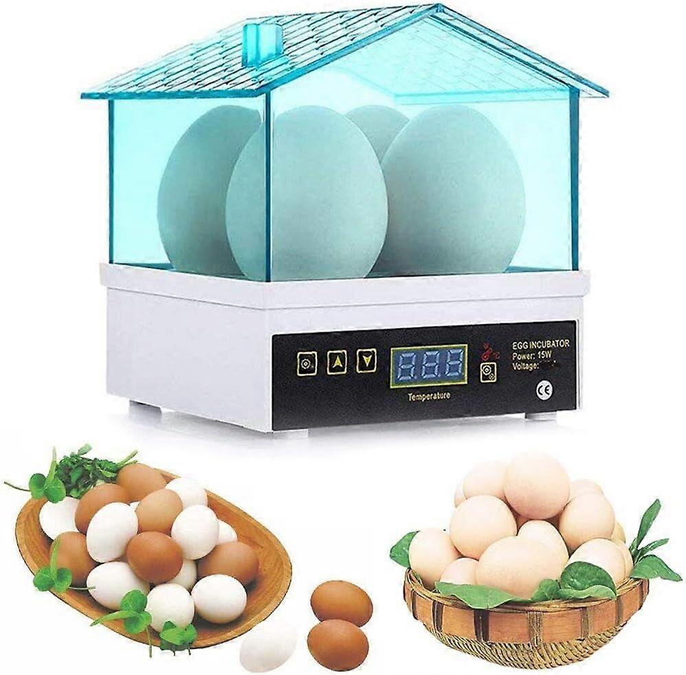 Egg Incubator 4Egg Capacity, Automatic Turning, Digital Temperature Control For Turkey Goose Quail Chicken