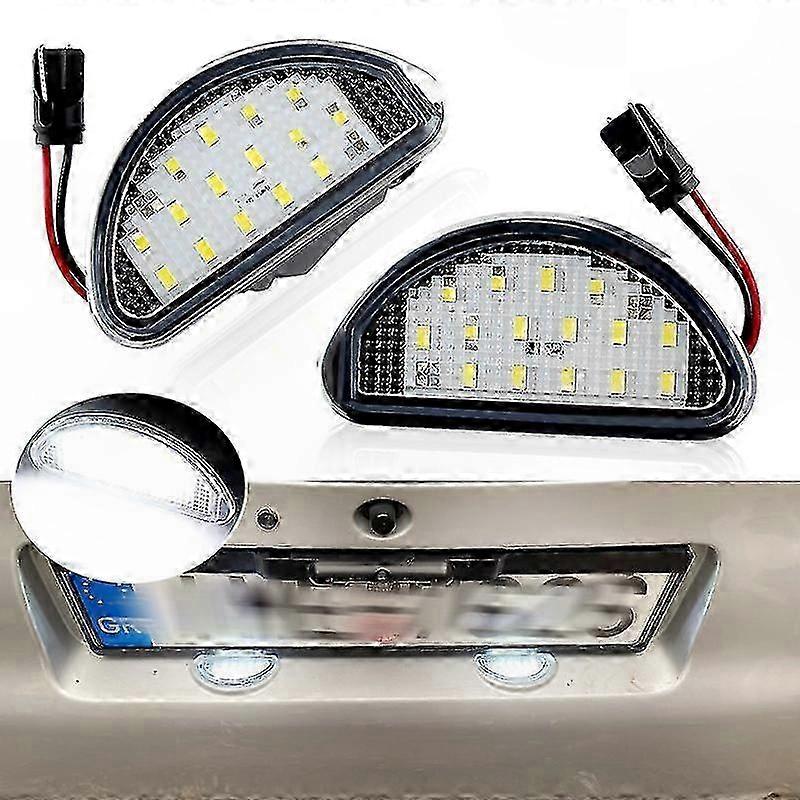 Luz de placa de LED branca para veículo modelo compacto 2005-2014