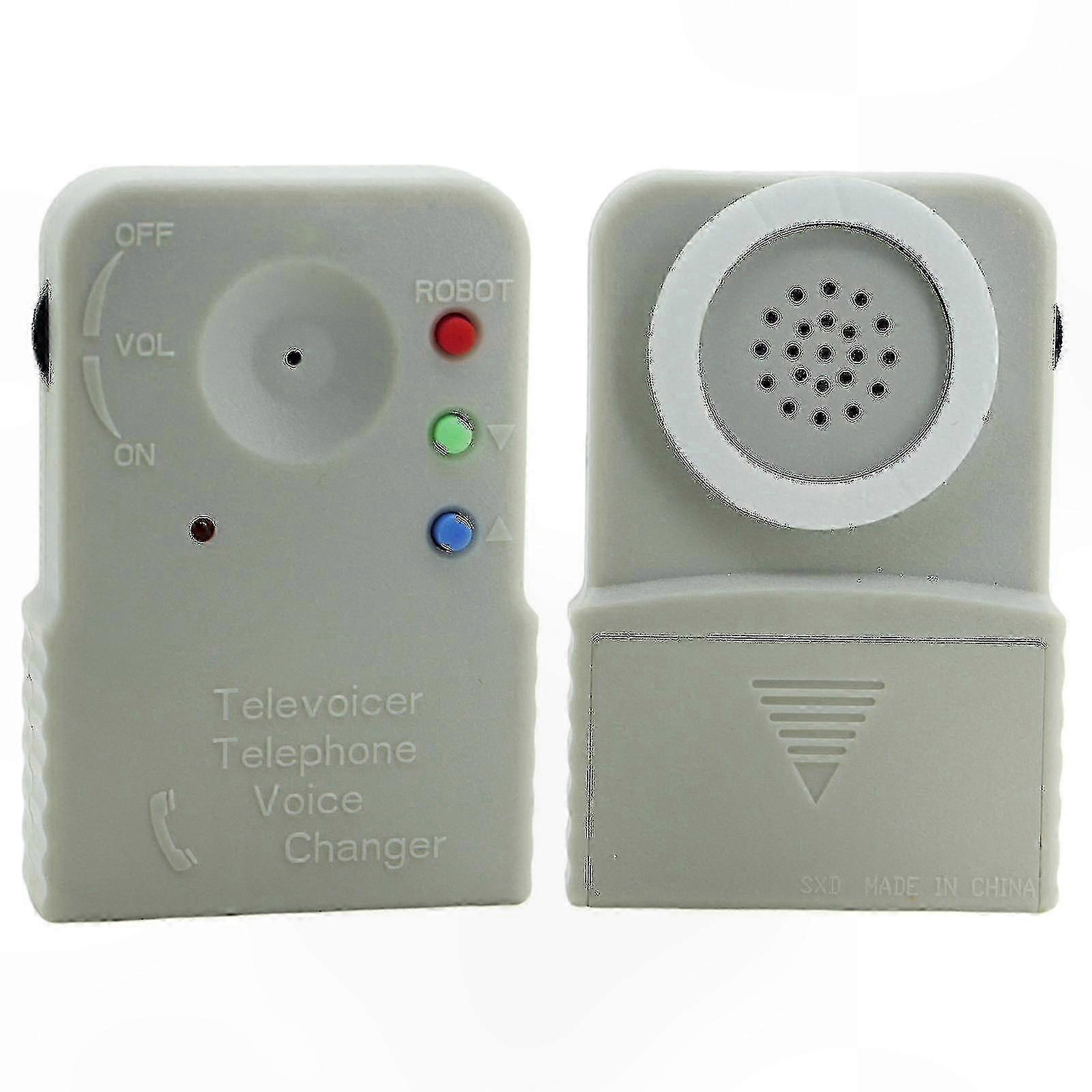 Wireless Mini Microphone with Voice Changer and Built-in Speaker for Disguise Use