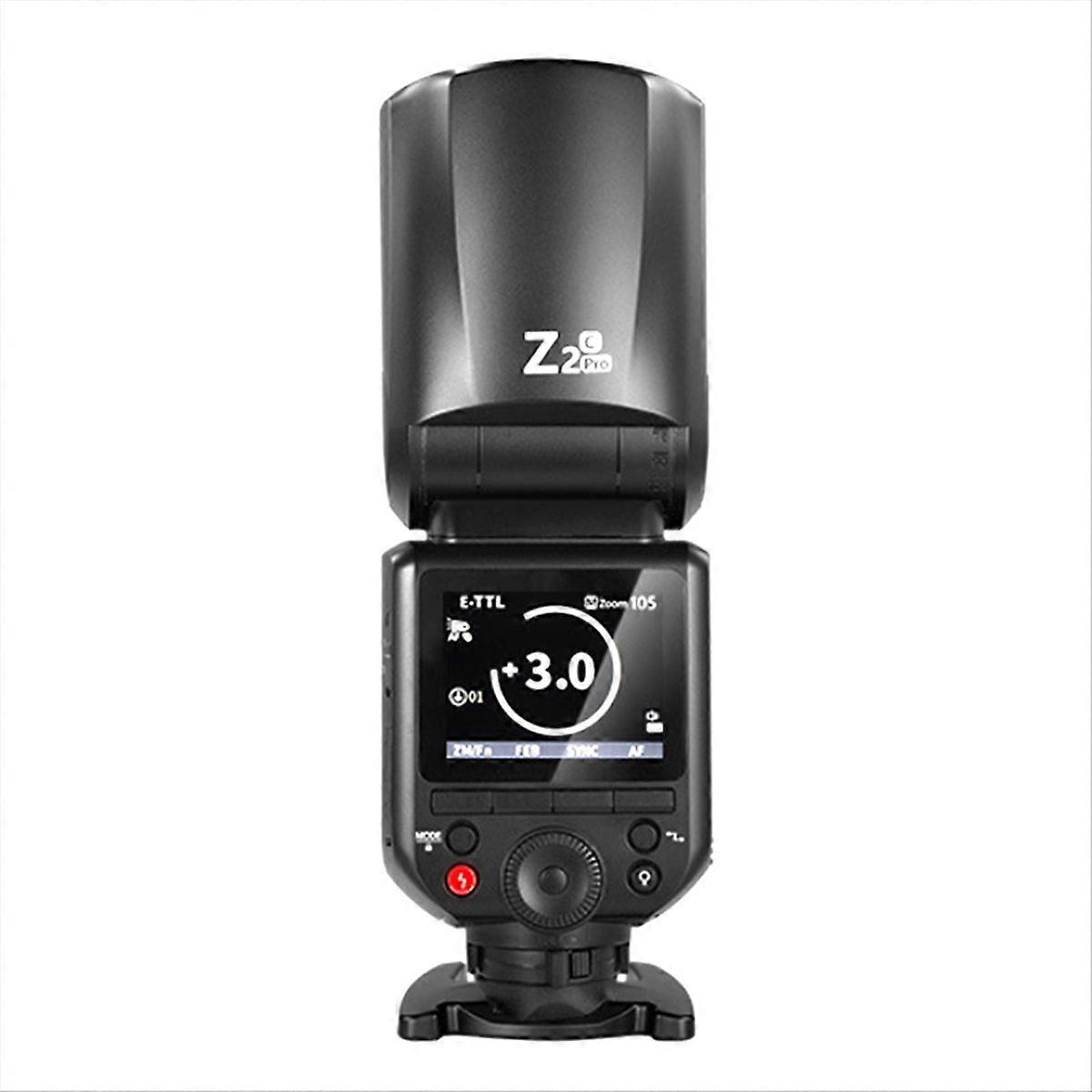 For NEEWER Z2 PRO 2.4G TTL Round Head Flash Speedlite with 600 Full Power Flash Wireless for Godox f