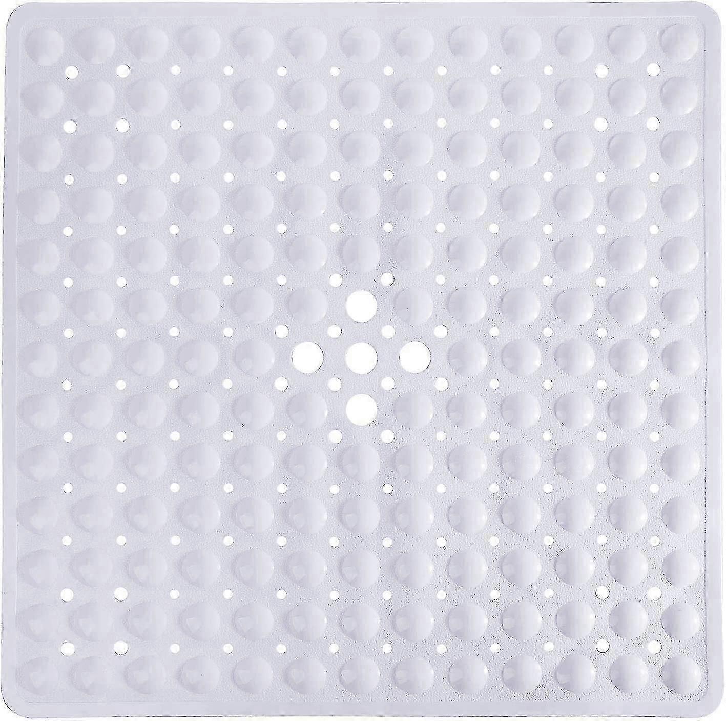 Non-Slip Shower Mat with Suction Cups, Safety Mildew Resistant Bath Mat with Drainage HolesNavy Blue
