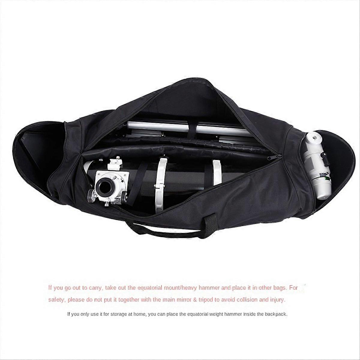 Astronomical Telescope Thickened Small Black Backpack