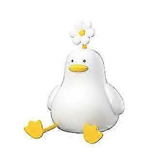 Flower Duck Night Light - 3 Colors Silicon Led Night Lights, 1200mAh Rechargeable, Timer Function