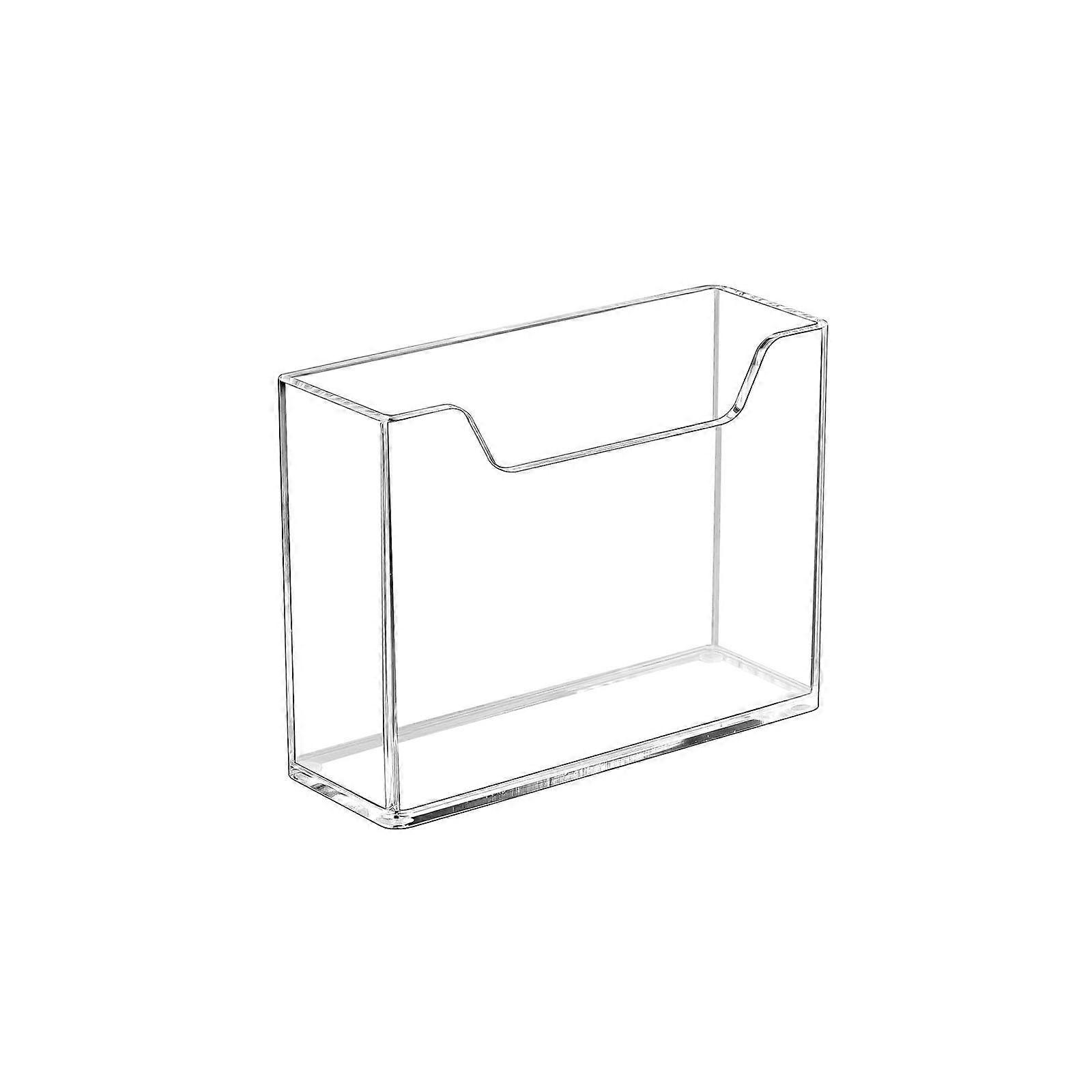 Clear Acrylic Napkin Organizers Stand With Space Saving Designs for Bathroom Kitchen Use Multicolor