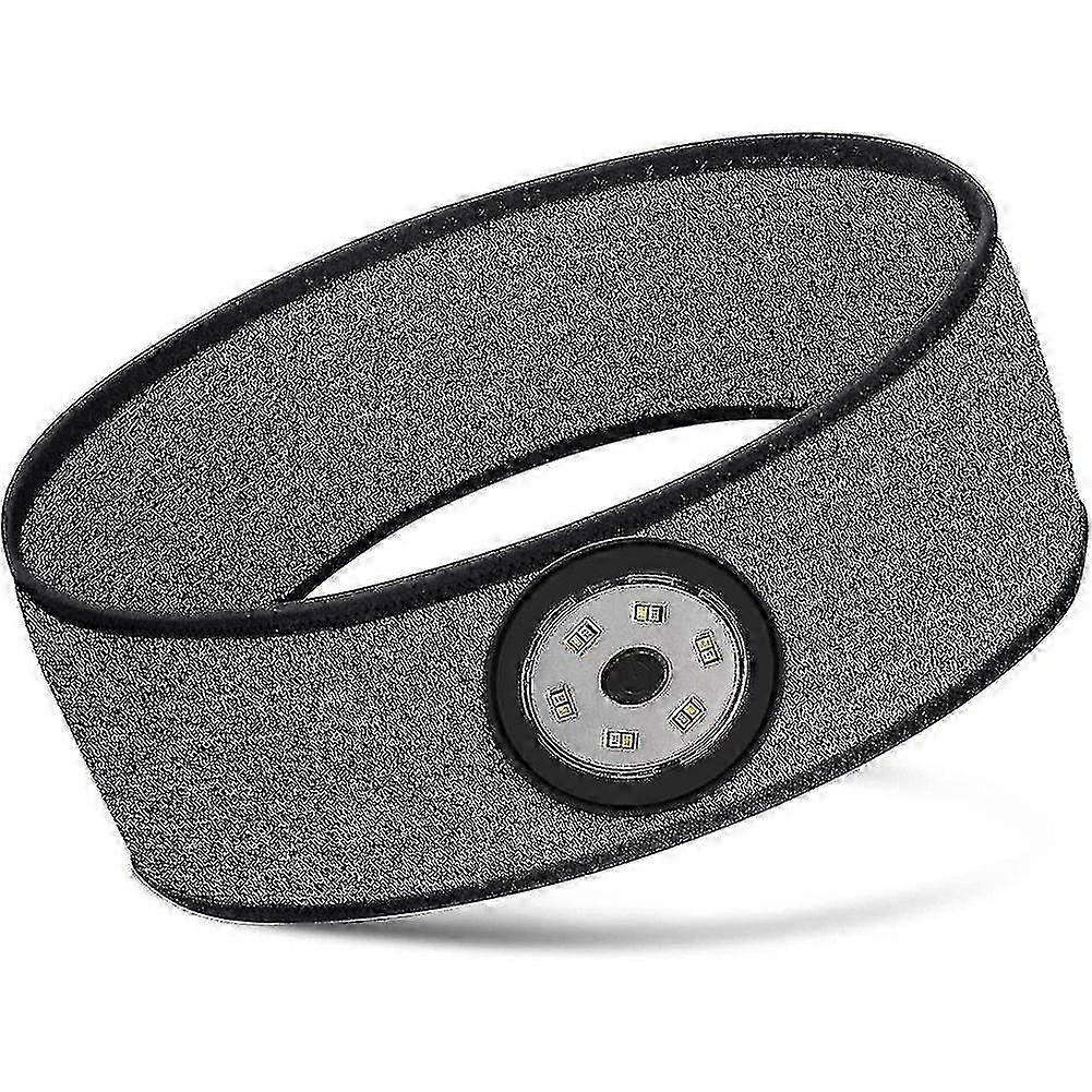Rechargeable Led Headlight Running Light Headband Sos Light,gray