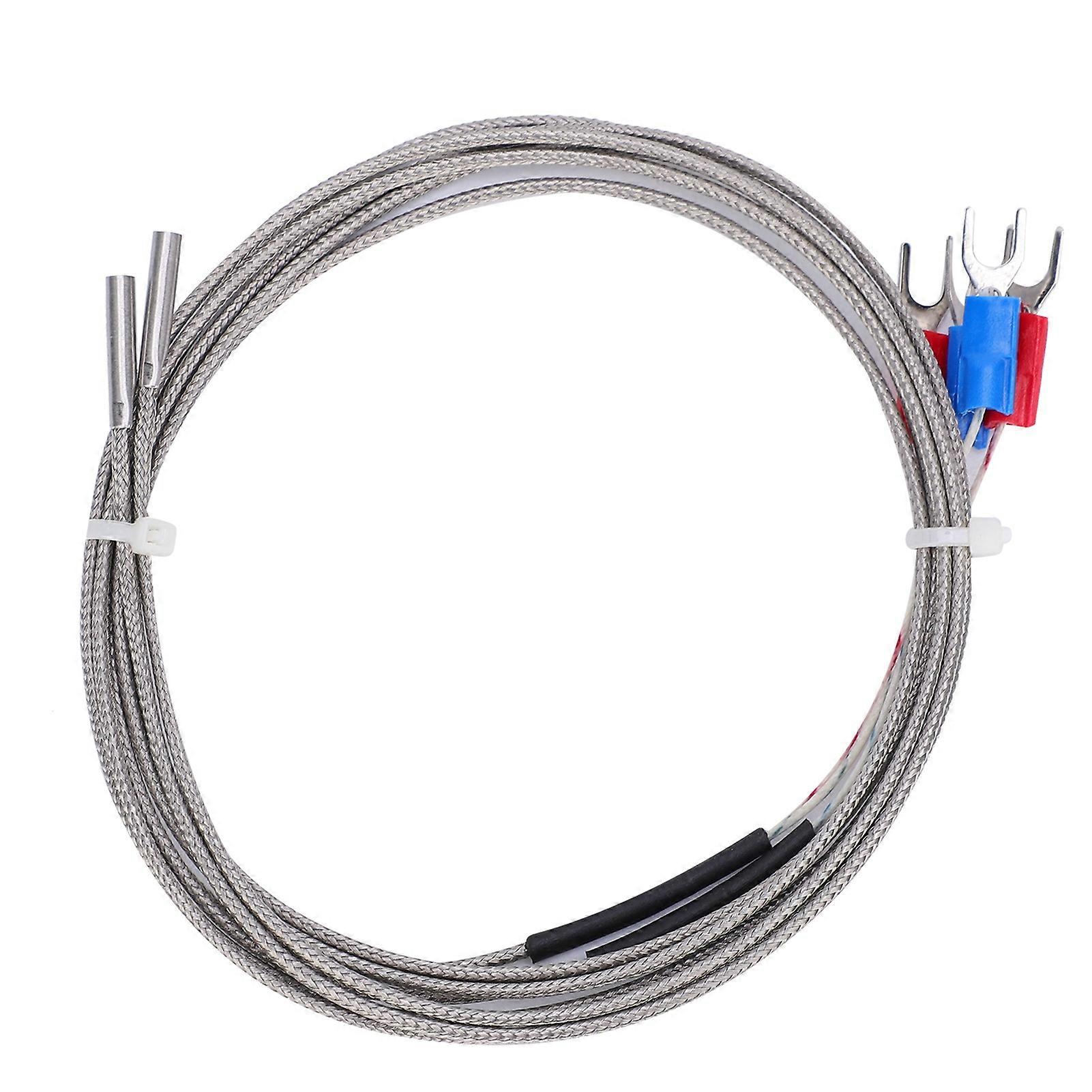 4Pcs KType Thermocouple 3D Printer Accessories Thermistor Temperature Sensor 3x15x1000