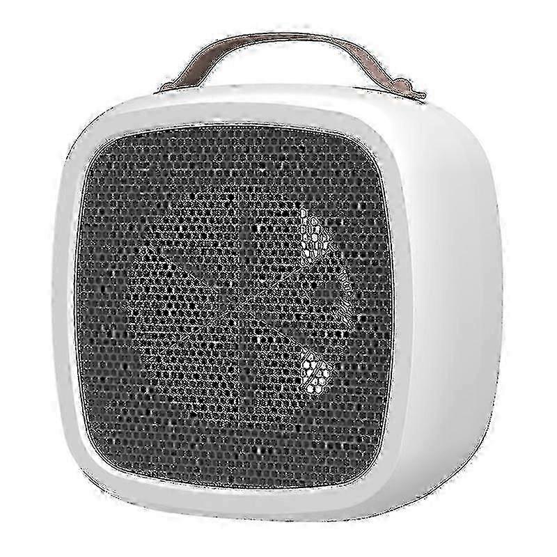 Battery-Powered Mini Fan Heater with Compact Size and Thermostat Control