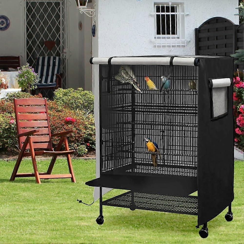Breathable Bird Cage Cover Oxford Cloth Size L Waterproof LightBlocking