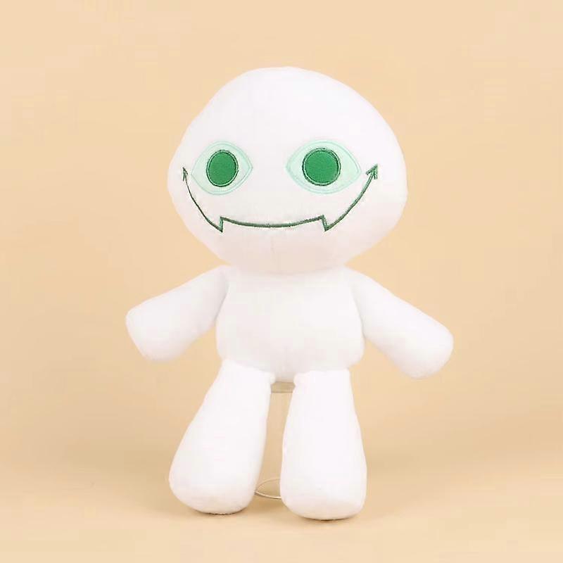 2Styles Slap Battles Bob Plush Toy, a gaming accessory, perfect for Slap Battles enthusiasts. Black and white miniature figure, a slap battl