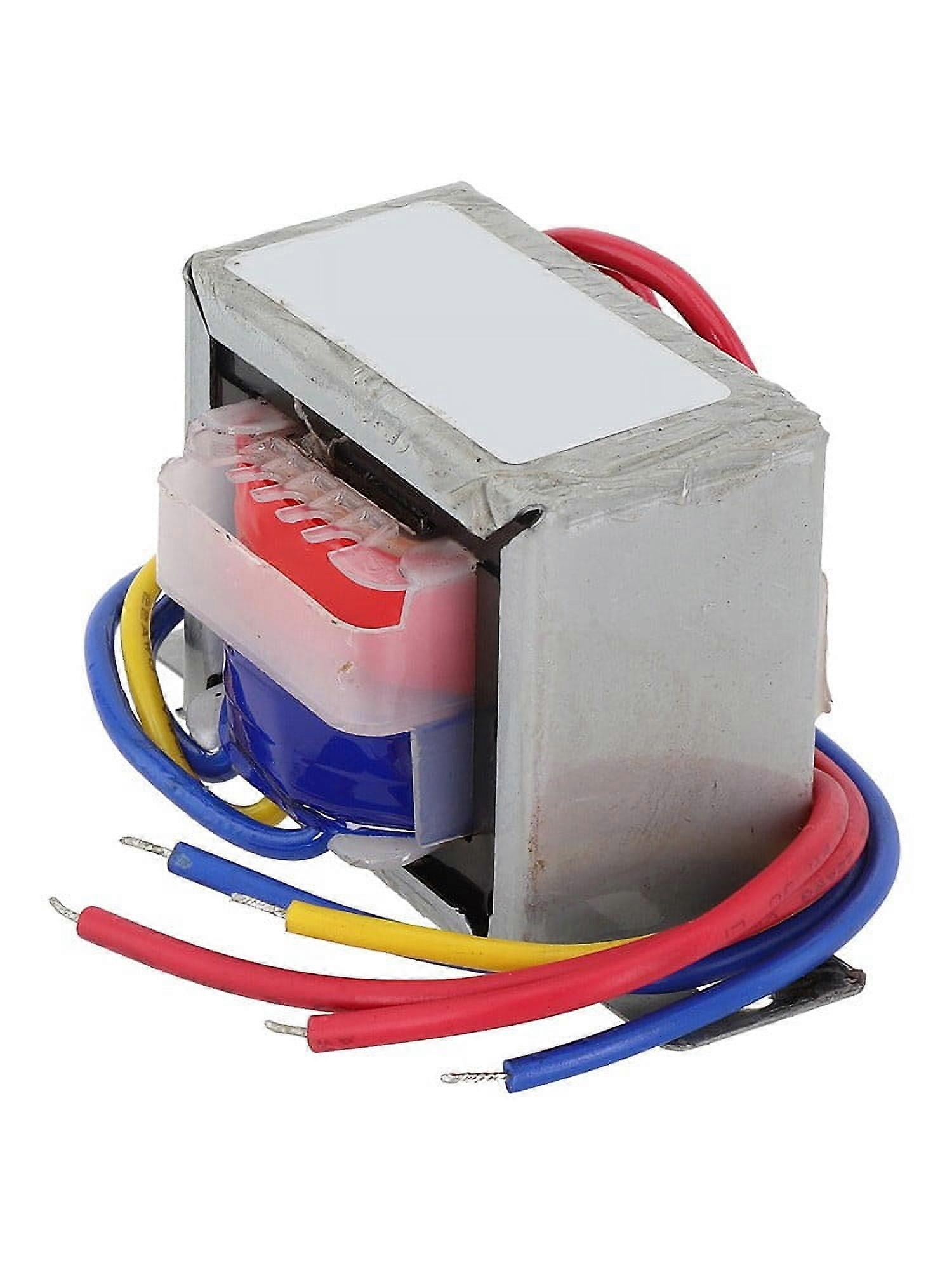 Mosiee 1PCS 10W EI48 Power Transformer Input 220V Output 12V-0-12V 24V-0-24V 12V 24V Replacement Electrical Equipment