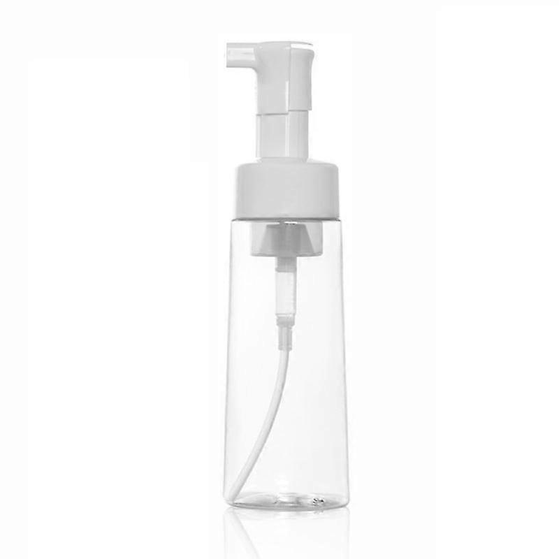 100/150/200Ml Foaming Bottle Portable Cleanser Mousse Empty Refillable Bottles With Dust Cover Pet Tapered Soap Pump Bottles