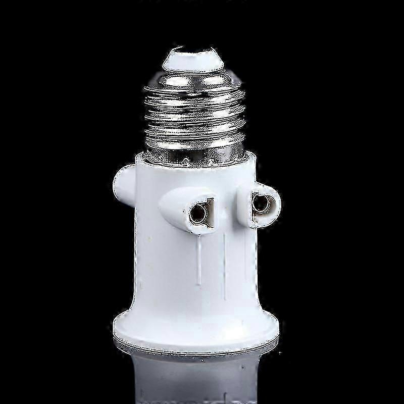 E27 Bulb Socket Adapter Converter 100-240V AC with EU Plug for Lamp Holder Base