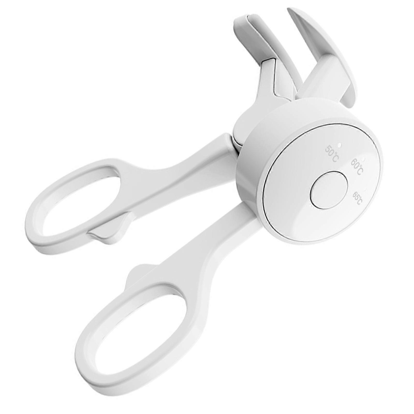 Quick Heated Eyelash Styling Device 3 Temperature Settings Safe and Delicate Eye Lash Curler for Every Eye Shape  White