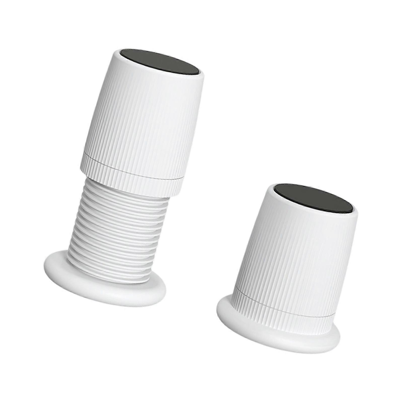 2Pcs MultiPurpose Adjustable Furniture Support Pads NonSlip Stabilizers for Sofa Table Chair Legs Raiser Mat Enduring  White