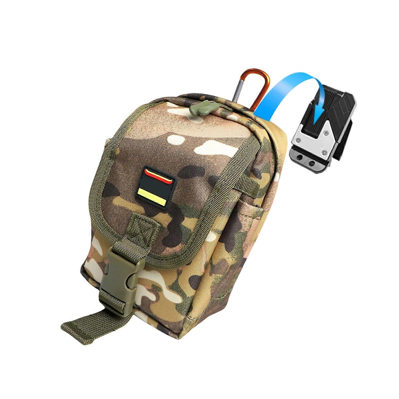 Quick Access Waist Bag Organizers Compactly Design Accommodates Small Instruments And Mobile Devices Phones Carrying Pouch  camouflage color