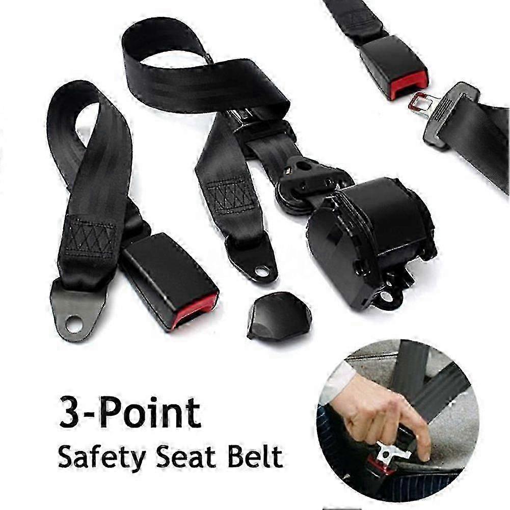3 points universal car seat belt automatic telescopic