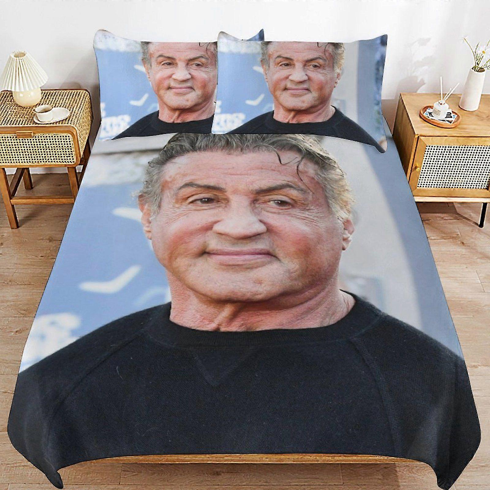 y541 Michael Sylvester Gardenzio Stallone Innovative Zip Closure Soft Finish Durable Weave Duvet Cover Sets Comfortable All Year Use v541