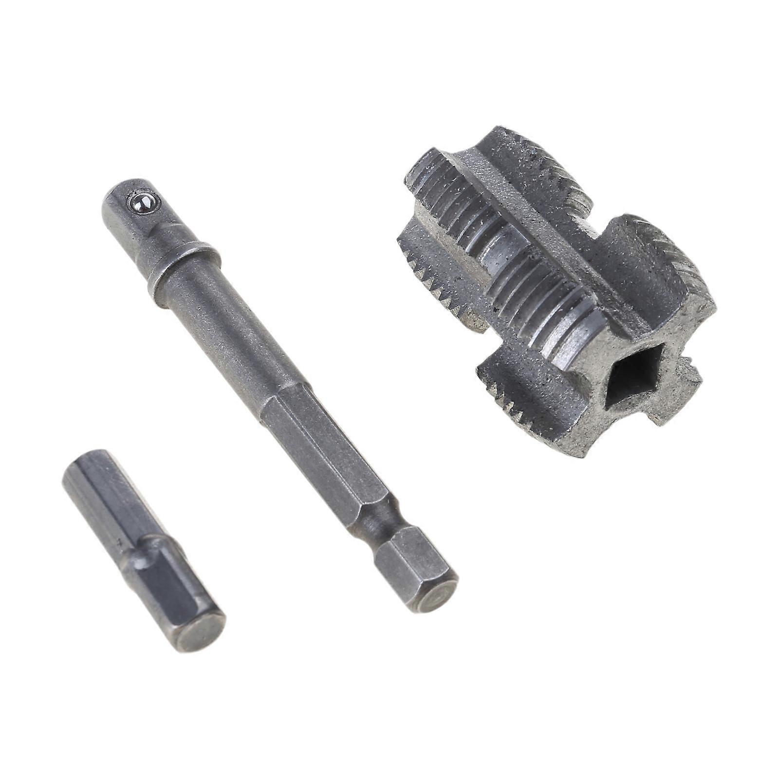 Easy to Use PVC Thread Maker For Electric Drills, Provide Reliable Threading Suitable for Plumbing Home Professional Use Multicolor