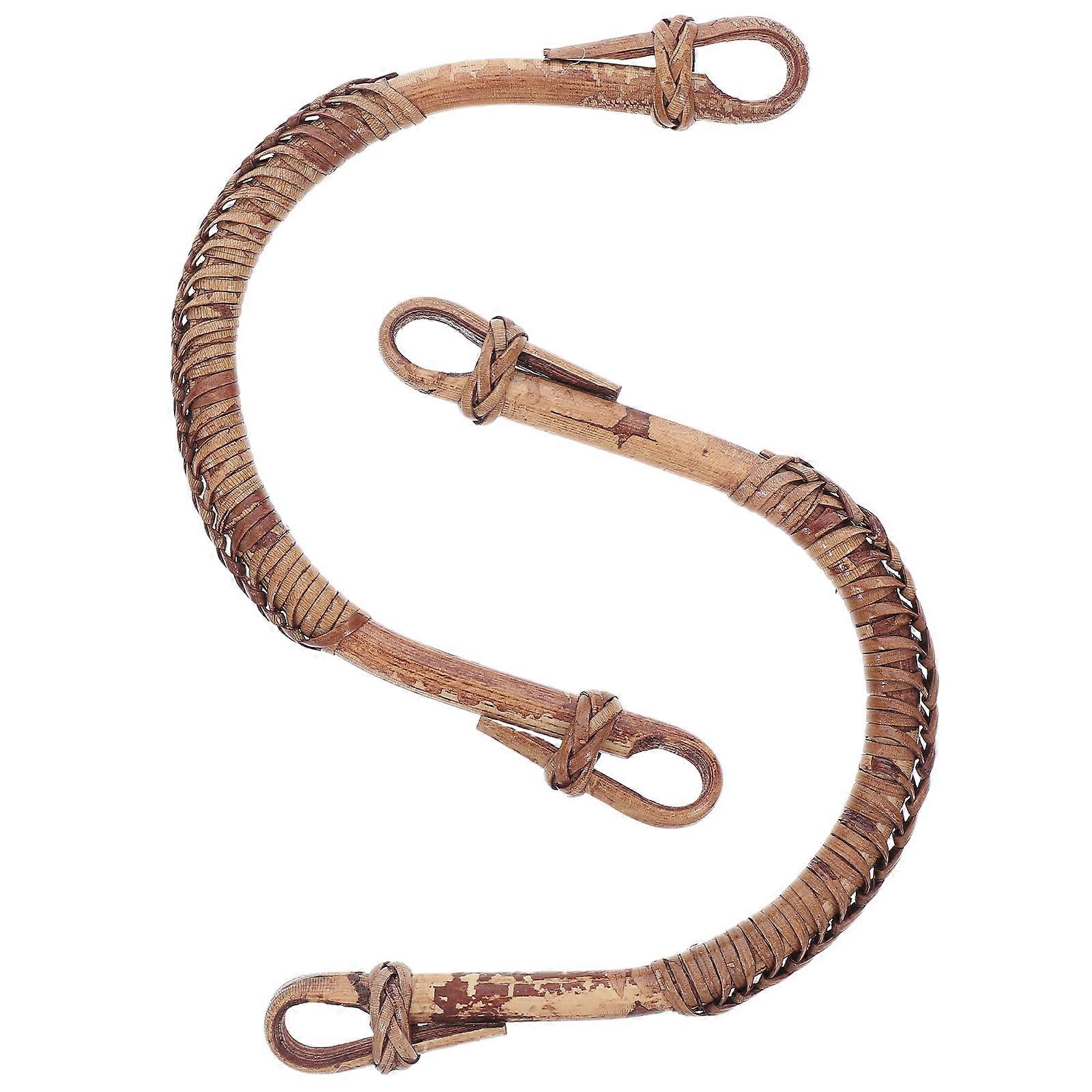 Bamboo Teapot Handle For Teapot Accessories Tea Enthusiasts Rustic Style Secure Grip Convenient Replacement 2Pcs