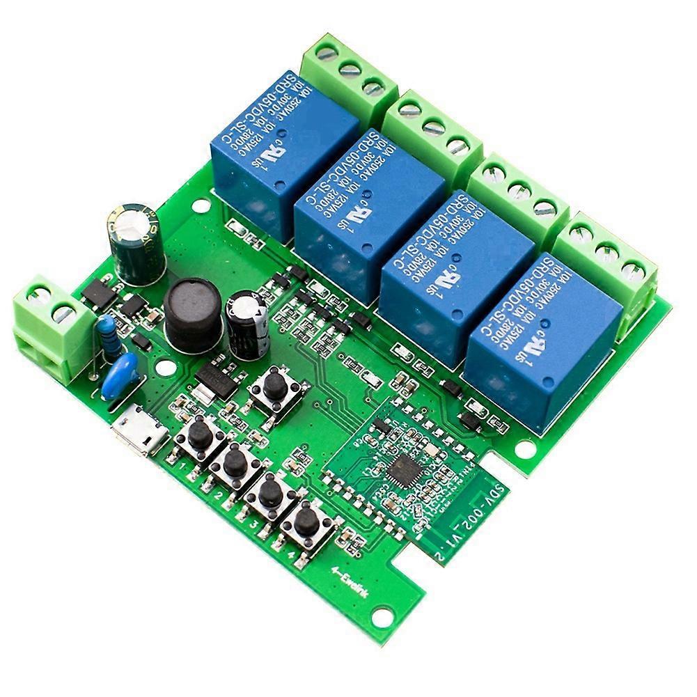 EWELINK AC 85-250V USB 5V Wifi Relay Switch 4 Channel Wireless Smart Module Work with Ewelink App Control