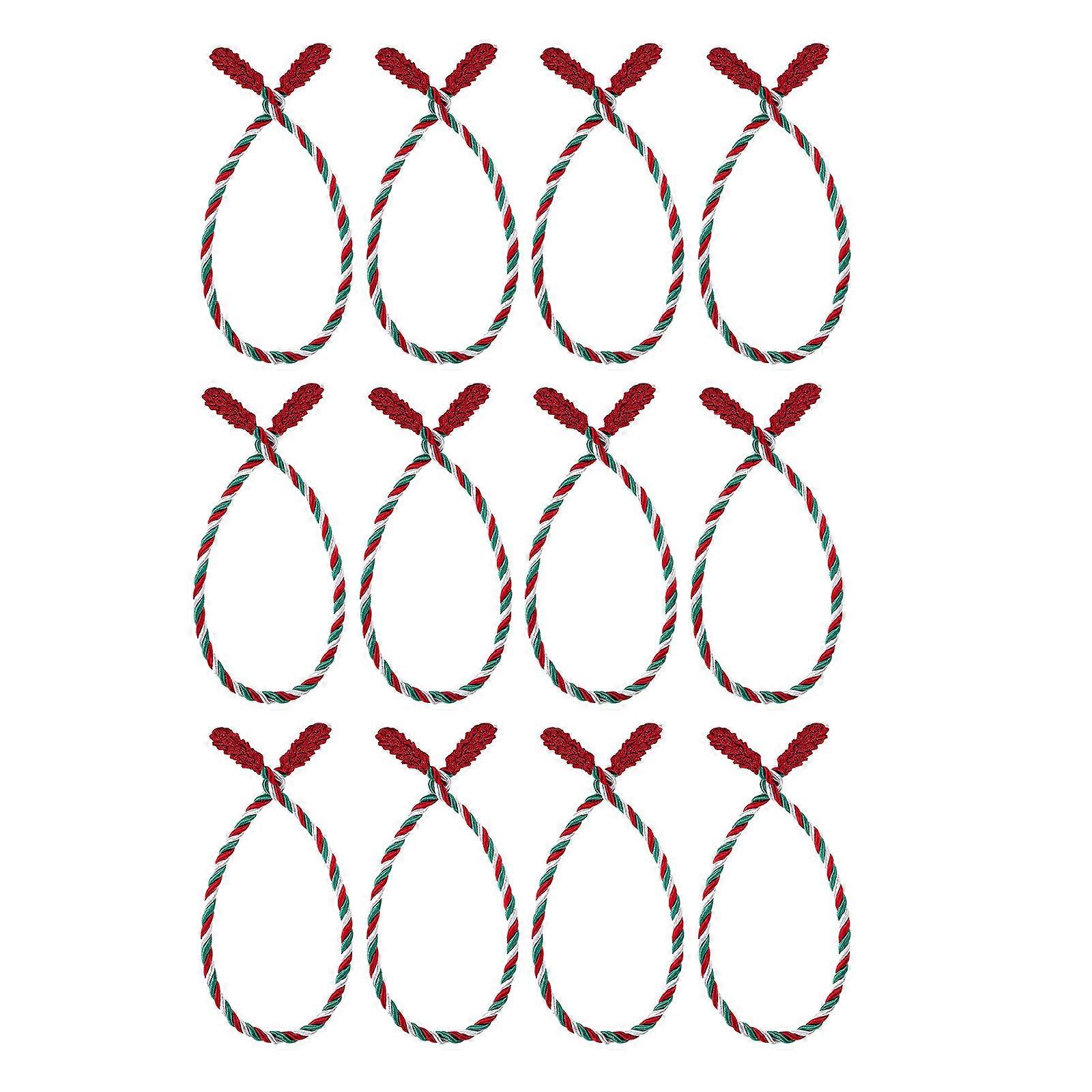 Multipurpose Efficient Cord with Concealed Metal Core Ideal for DIY Decors Party Supplies and Household Fixing  red white green colo