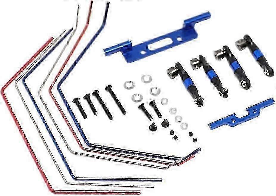 RC Car Metal Front and Rear Sway Bar Kit for Slash 2WD 1/10 RC Rally Car Crawler Vehicle Hobby Model