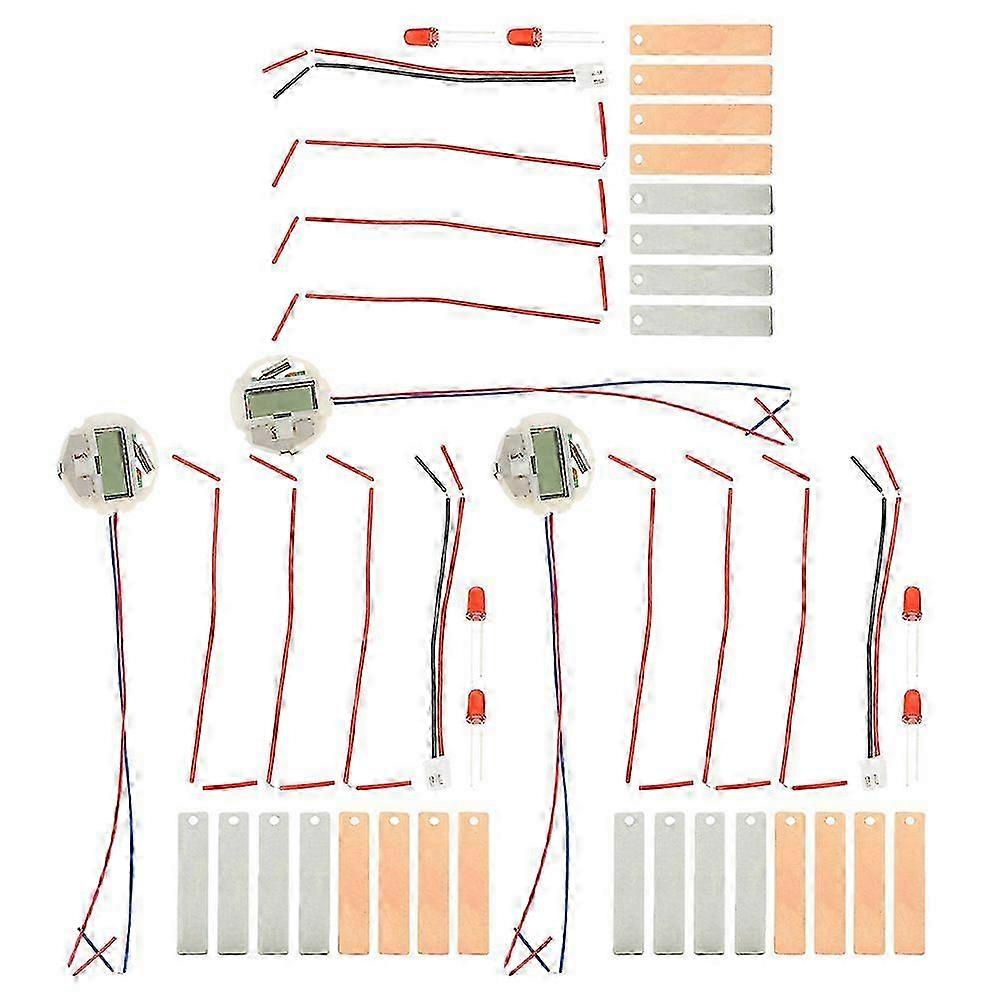 3 Sets of Creative Fruit Battery Experiment Kit Fruit Battery Power Toy Energy Science Kit