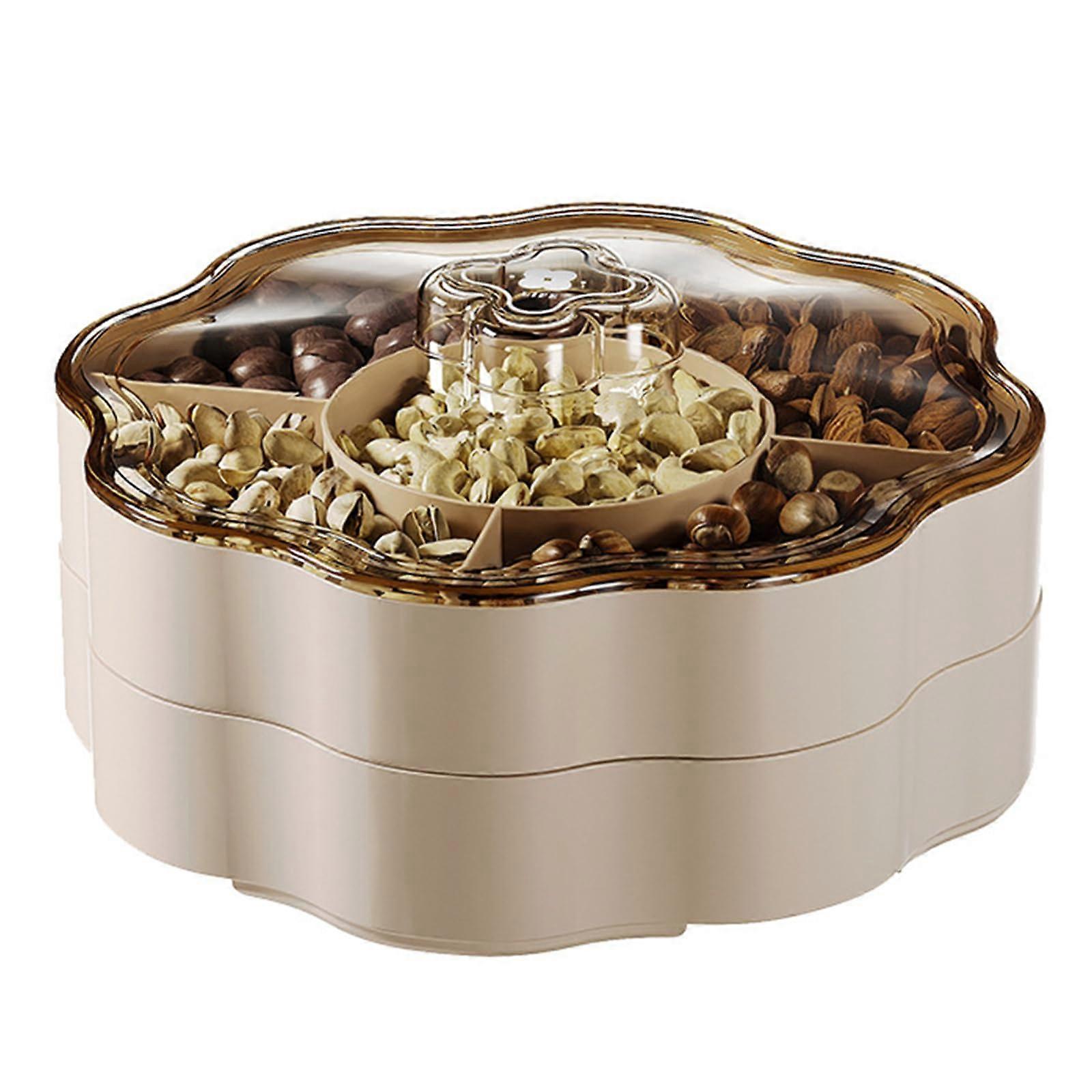 Snack Box With Compartments Reusable Snack Containers With Lids Party Food Tray Plate Food Containers With Compartments