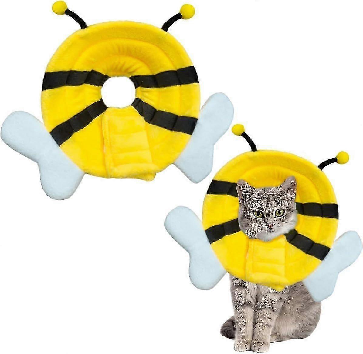 Soft Cat Cone Collar for Cats After Surgery, Adjustable Cat Recovery Cone Collar for Cats to Stop Licking