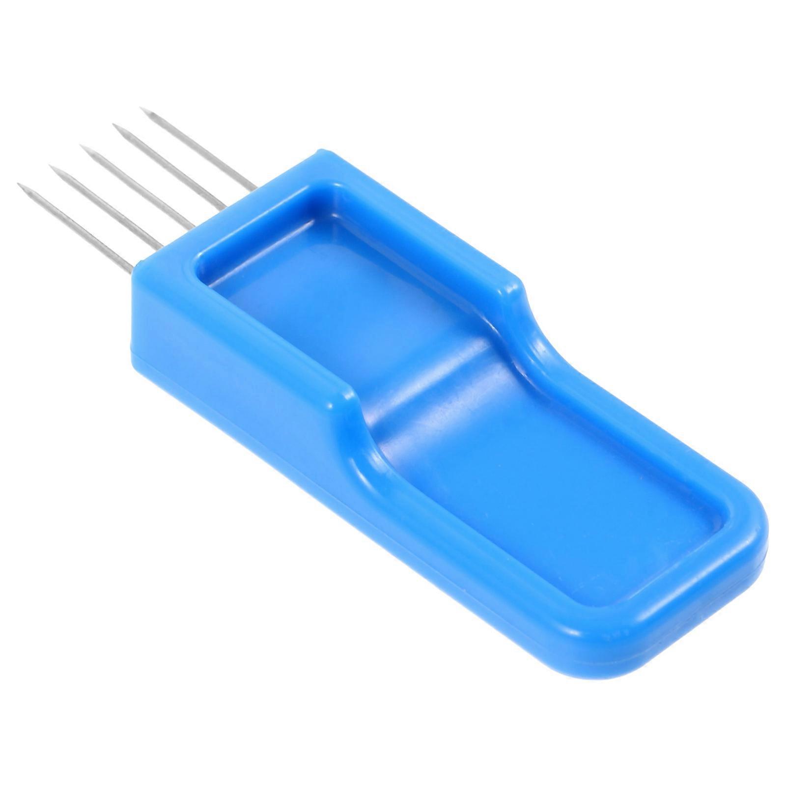 Five Needle Texture Brush Pottery Tool for Clay Scraping One Set