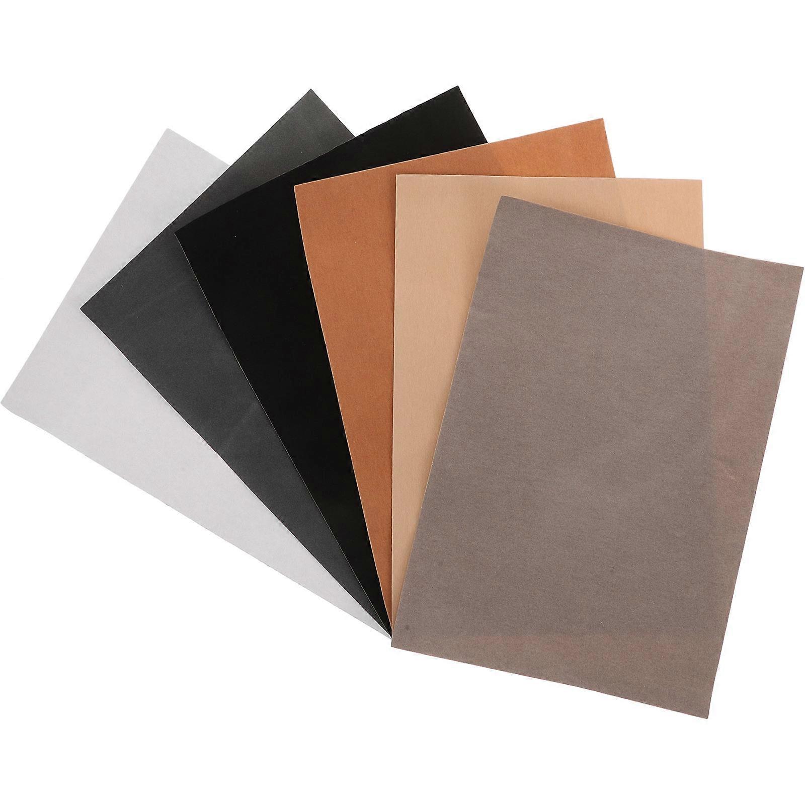 Colored Felt Fabric Felt Craft Sheets for DIY 6Pcs Easy Use