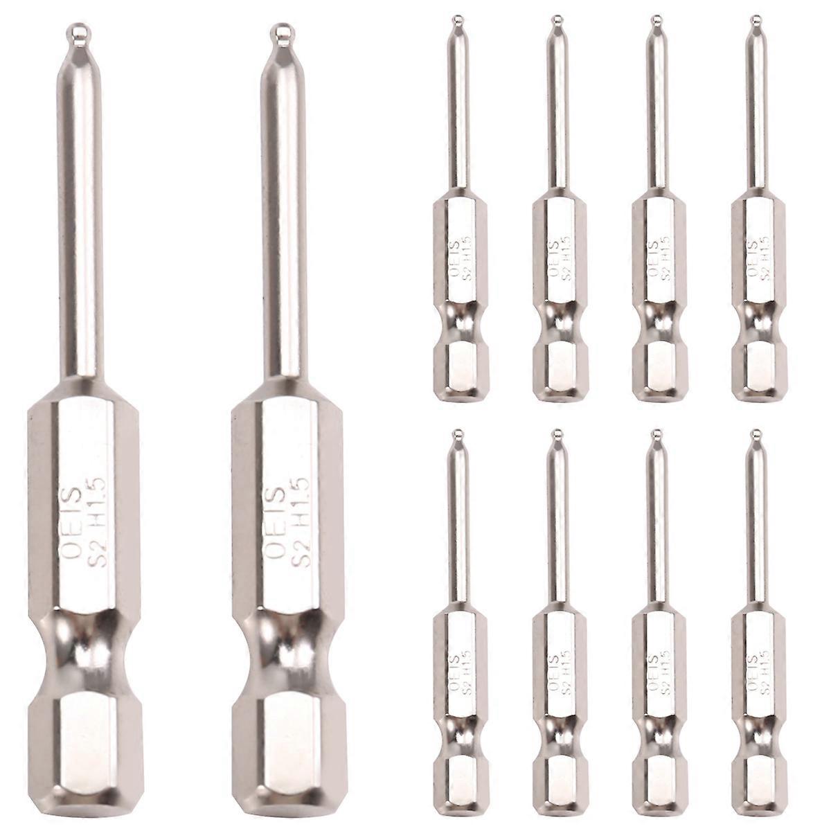 Magnetic Hex Wrench Drill Bits Ball End Hex Screwdriver Bits Set