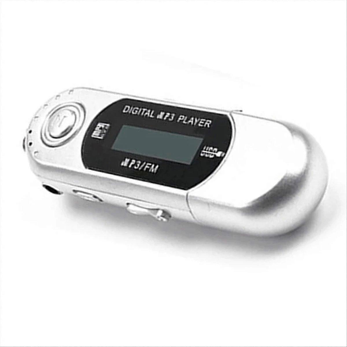 Mini MP3 Player Small Flash Drive Multilanguage LCD Music Player (A)