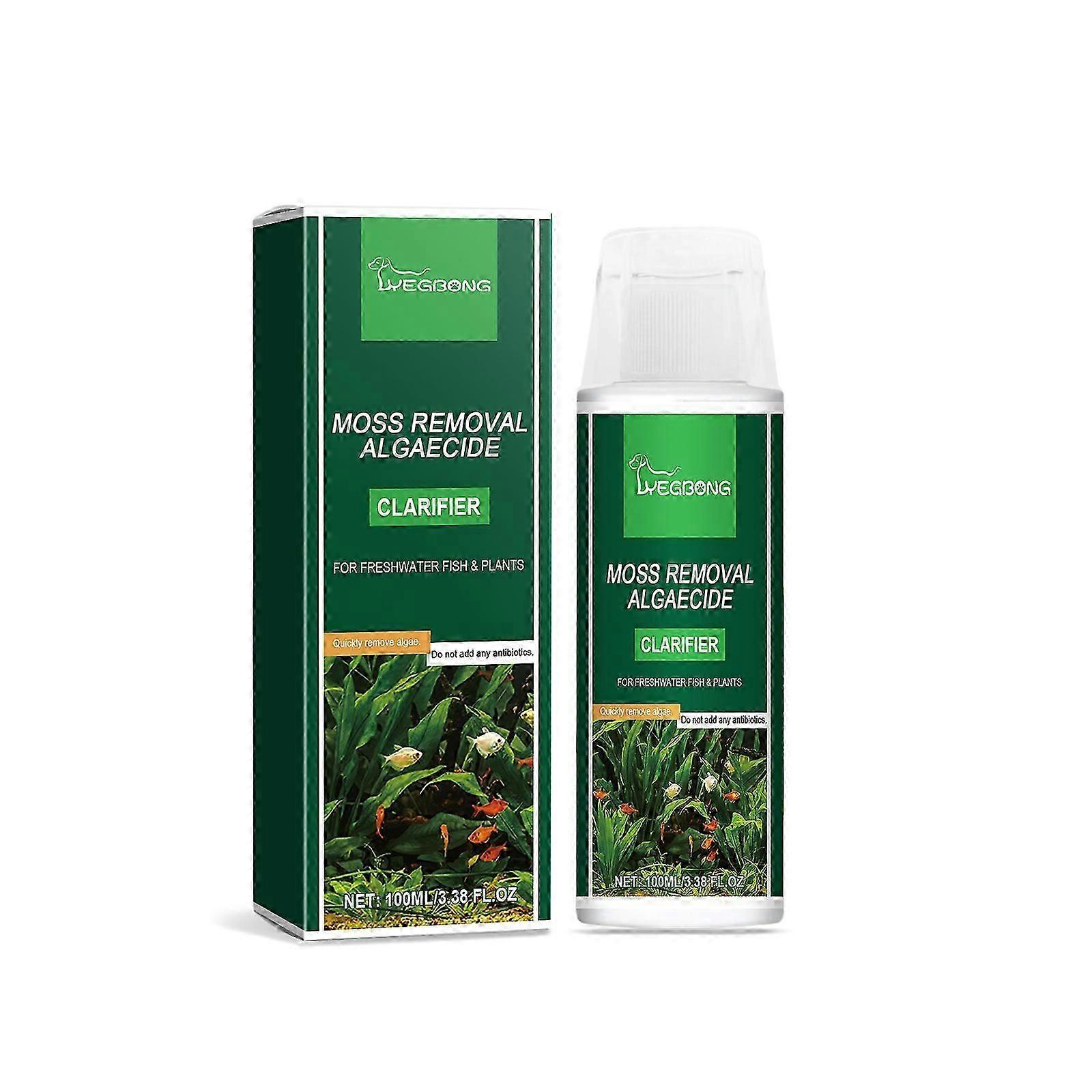 Algae Clarifier for Fish Tanks  Effective Green  Brown Algae Control, Safe for Fish, 100ml