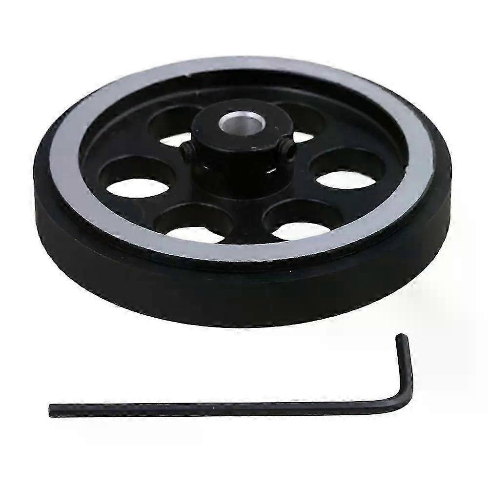 200X6mm Industrial Aluminum Rubber Measuring Rotary Encoder Meter Wheel