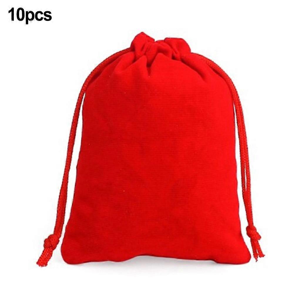 Flannel Drawstring Pocket Jewelry Small Cloth Bag Drawstring Storage Bag
