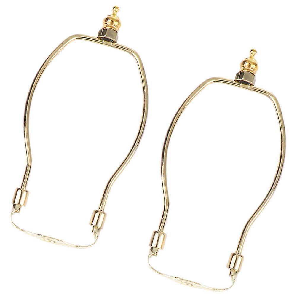 Lamp Harp Horn Frame for Lighting 4Pcs Golden Alloy Plating Lamp Brackets