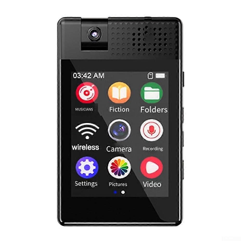 Wireless MP3 Player 64GB, 2.5Inch Screen, HiFi Audio, 180Degree Camera, Video Player, Voice Recorder, eBook Reader
