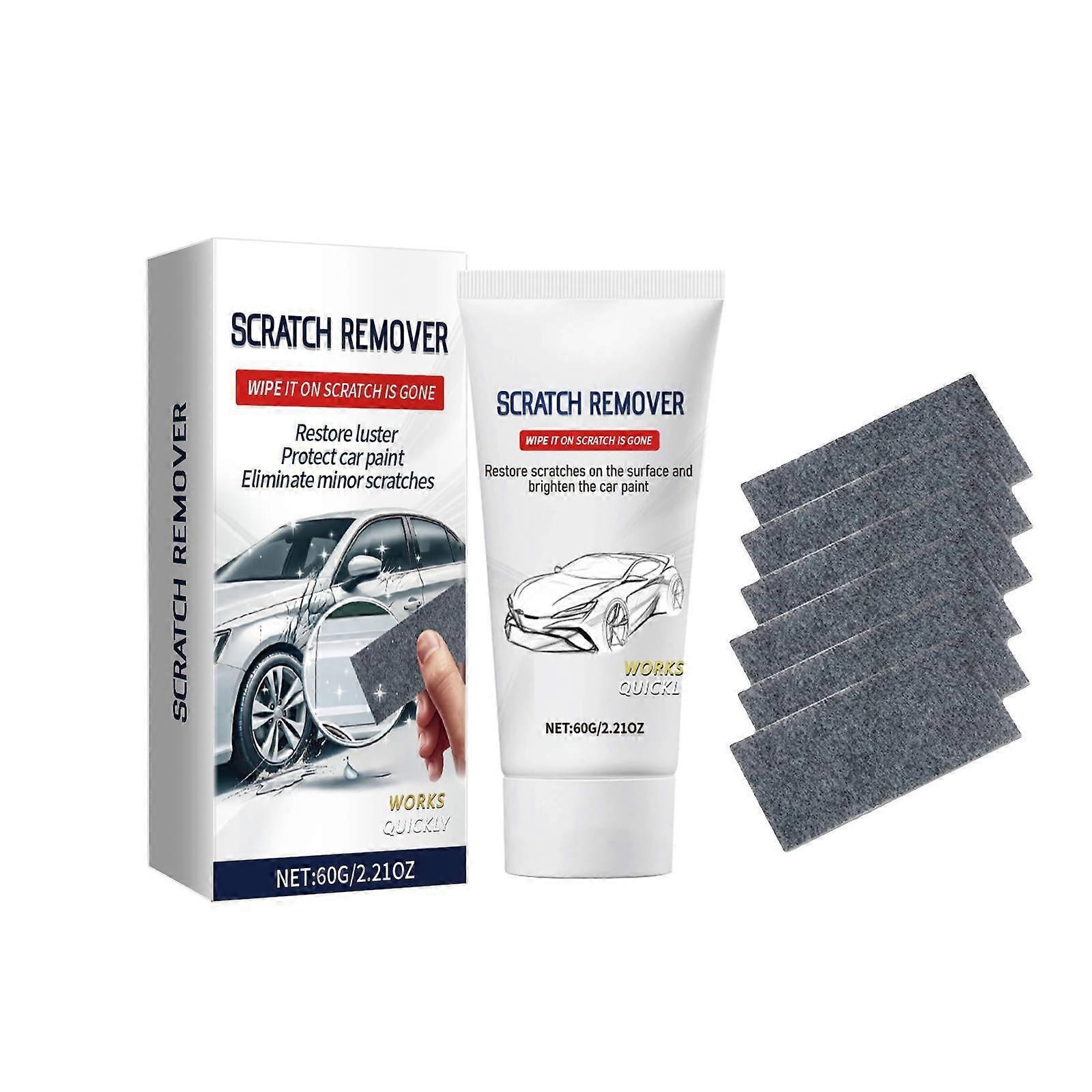 Car Scratch Remover Cloth Set with Gloss Restoration, Compatible with Multi-Surface Paint, 6 Pack