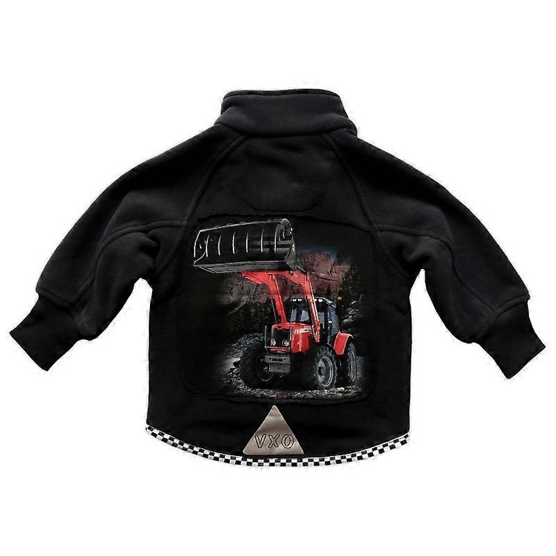 Fleecejacka Röd Traktor