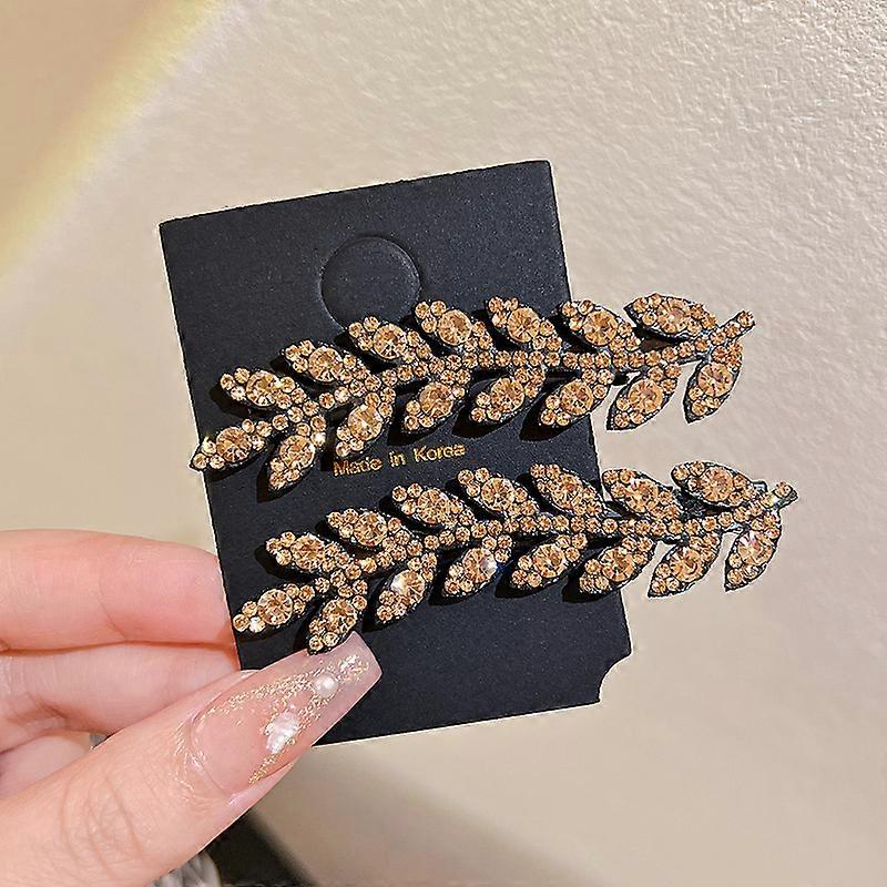Pince �� cheveux brillante, d��coration raffin��e, ��pingle �� cheveux tendance, Barrettes en pierres pr��cieuses scintillantes, pince �� cheveux s